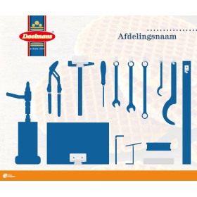 Schaduwbord - Daelmans Gereedschapsbord 95x80cm