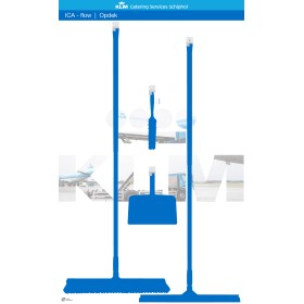 Schaduwbord - KLM Catering Service 110x180cm