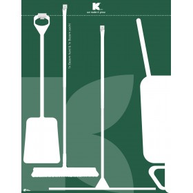Schaduwbord - Klasmann 180x140cm (Groen)