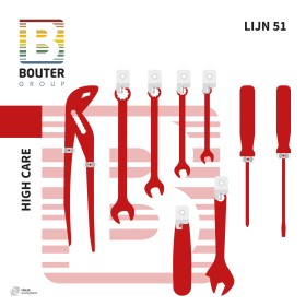 Schaduwbord - A-Ware 75x75cm